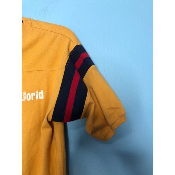 Disney T Shirt Men Small Yellow Mickey Mouse Disney World 40th Anniversary Retro - Picture 4 of 8